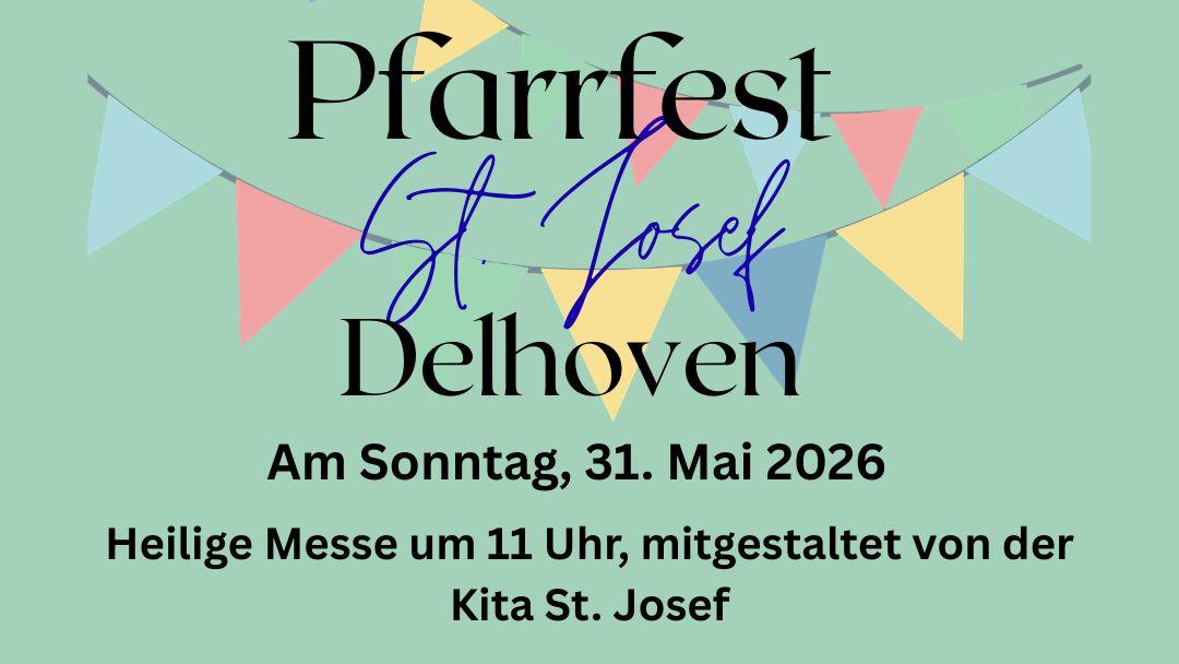 Einladung Pfarrfest Delhoven